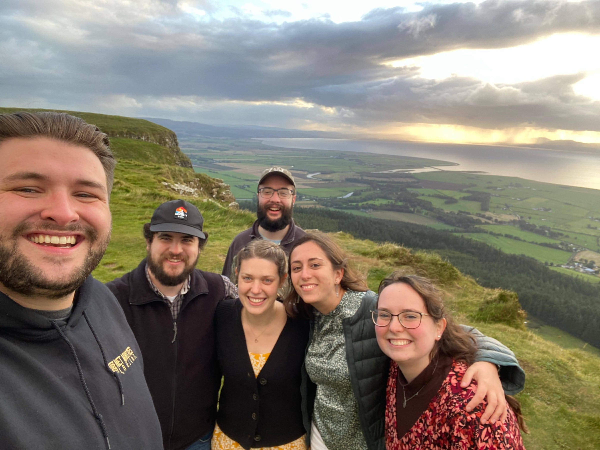 NET Ireland cohort on a mountain hike